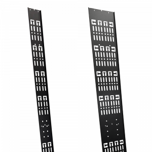 Вертикальный перфорированный лоток для шкафов LAN-DC и TWT-CBB, черный